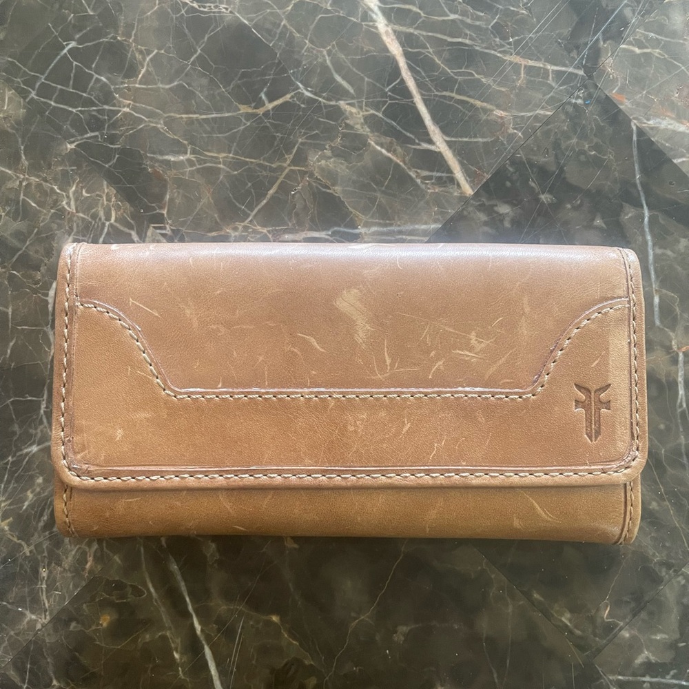 Frye Melissa Brown Leather Wallet